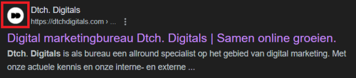 Dtch Digitals Favicon Voorbeeld
