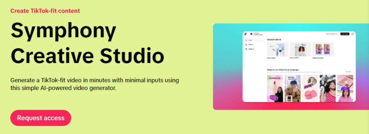 Tiktok Symphony Creative Studio Is Live