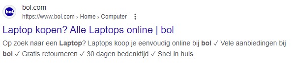 Metabeschrijving Voorbeeld