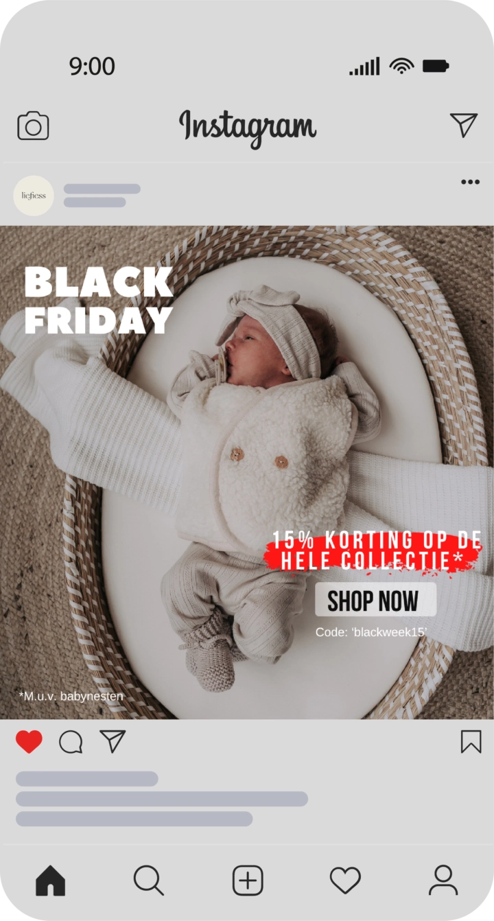 Social Media Advertenties Mogen Niet Ontbreken Met Black Firday Acties