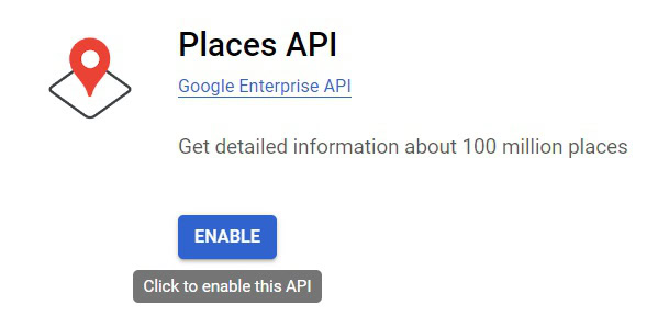 Places Api Enable