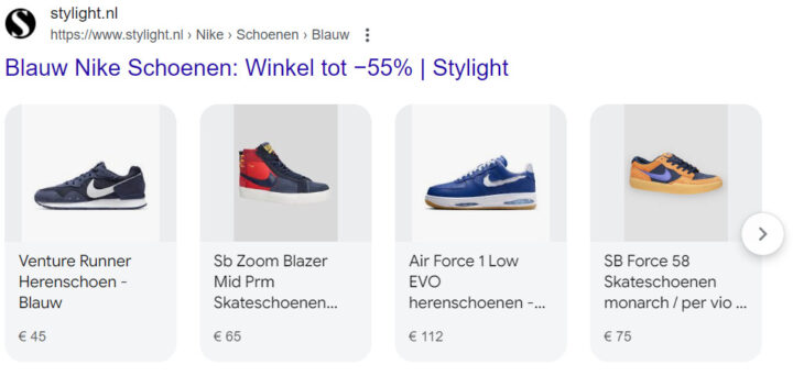 Product Carousels In De Serp