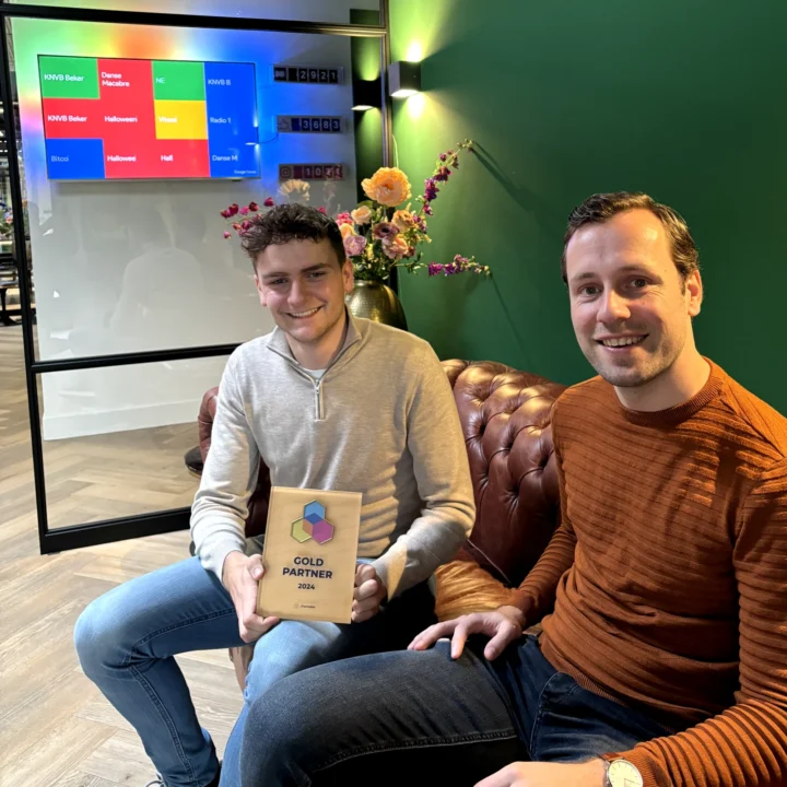 Collegas Ties En Stef Met De Channable Partner Badge