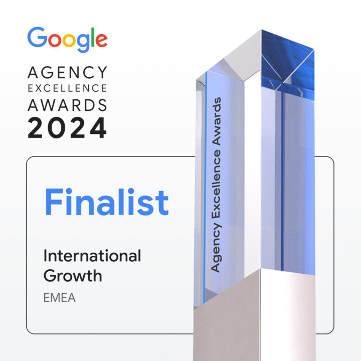 Finalist Google Excellence Awards 2024 Voor Dtch. Digitals International Growth