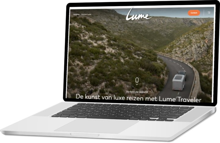 Een HubSpot website laten maken: Lume Traveler