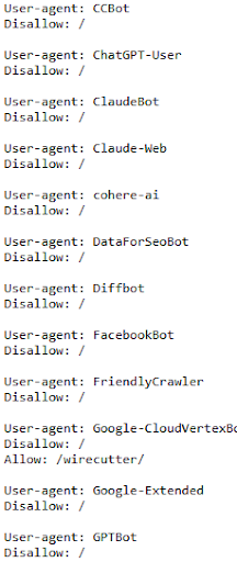 Ai Bots Blokkeren In Robots.txt Lijkt Amper Effect Te Hebben