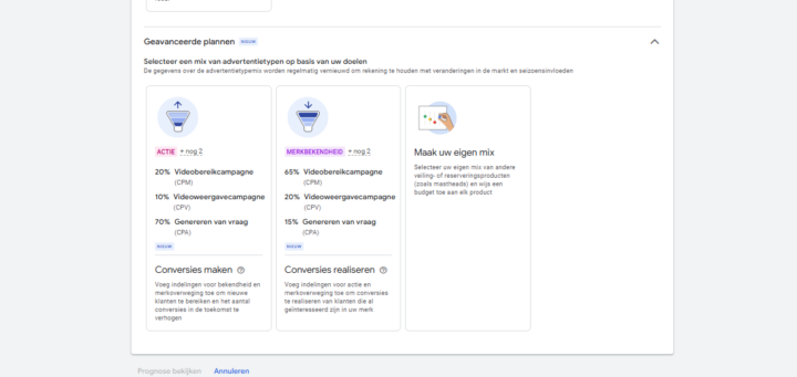 Gebruikmaken Van De Geavanceerde Plannen In Google Ads