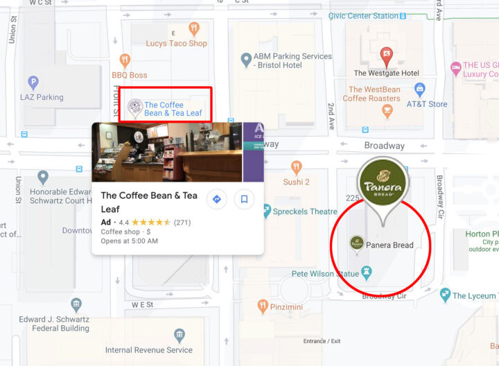 Google Maps Ad
