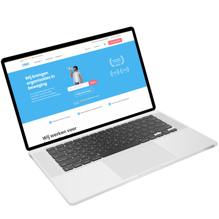 Nieuw Webdesign En Goede Techniek Voor Btr Trainingen Door Dtch Digitals