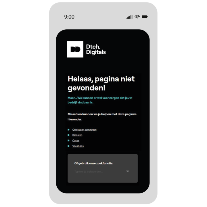 Een Seo Analyse Is Onmisbaar. 404 Pagina's