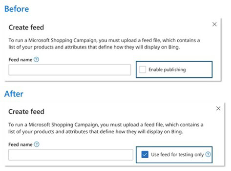 Microsoft Advertising Productfeeds Kunnen Eerst Getest Worden Voordat Ze Live Gaan