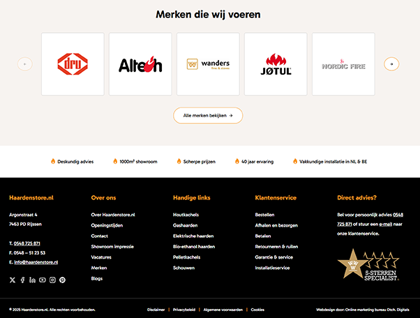 Footer Design Wordpress Webshop Laten Maken