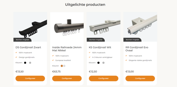Webshop Laten Maken Uitgelichte Producten