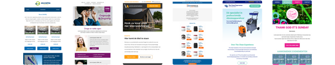 Zes Voorbeelden Van E Mail Templates Die Gemaakt Zijn Voor Klanten Door Dtch. Digitals