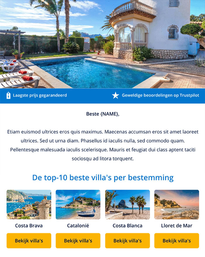 Email Template Voorstellen
