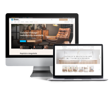 Een Woocommerce Webshop Laten Maken Door Dtch. Digitals. Een Mock Up Van Een Desktop En Laptop Met Voorbeelden