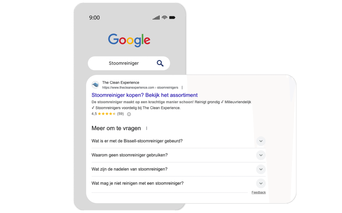 De Resultaten Lvoor The Clean Experience Als Je Googlet Op Zoekwoorden