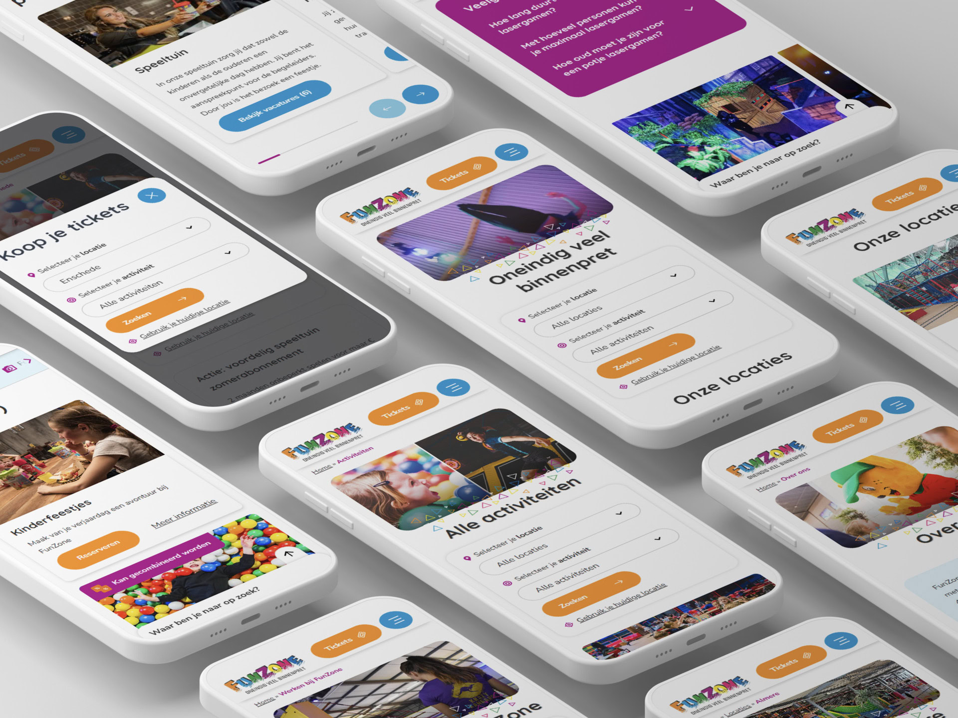 De Website Van Funzone Toont Ook Goed Op Mobiele Telefoons En Is Responsive