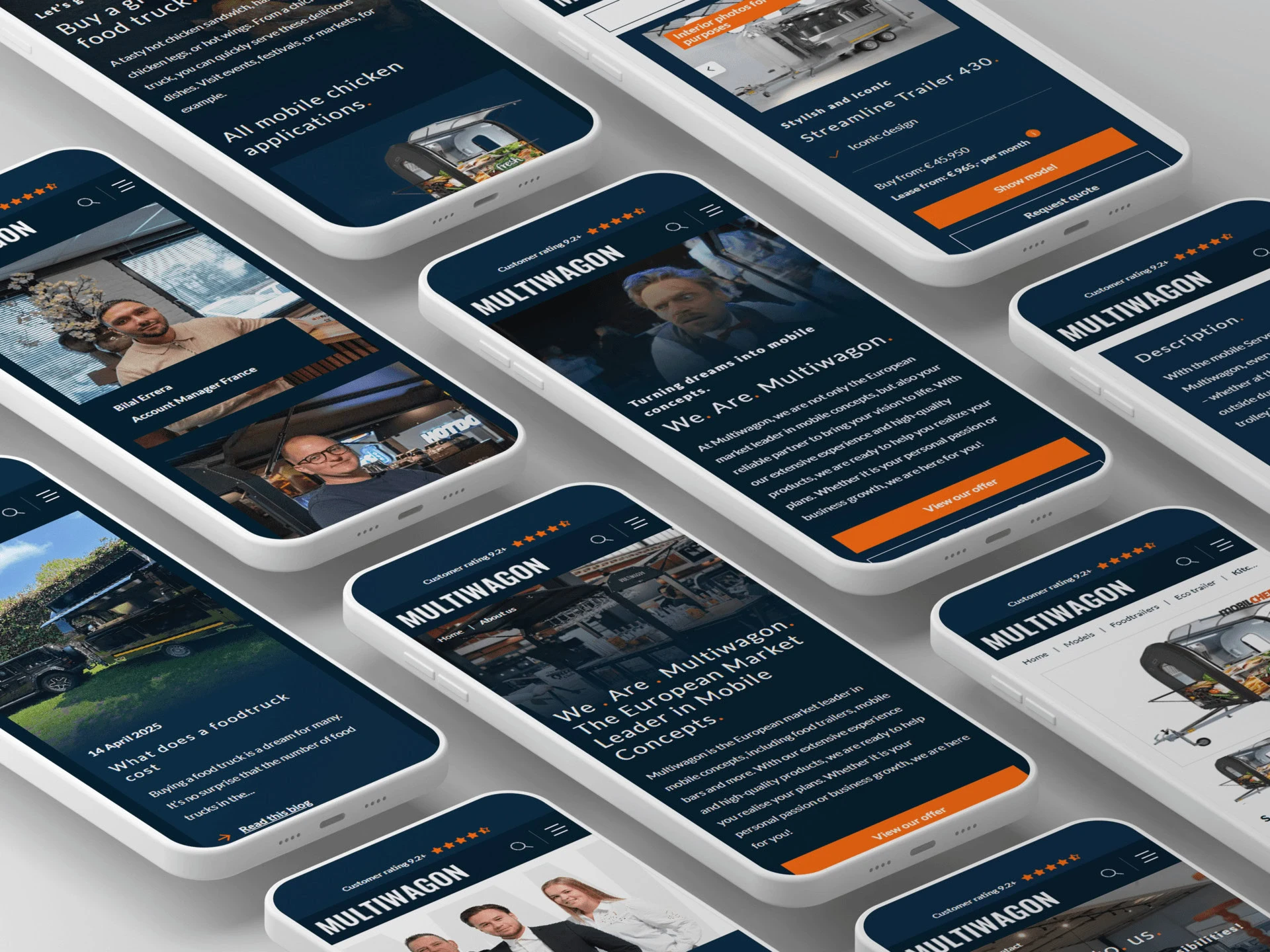 De Website Van Multiwagon Is Responsief En Toont Goed Op De Mobiele Telefoon