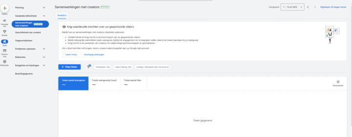 Samenwerking Met Creators Nieuwe Beta Functies Binnen Google Ads