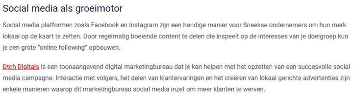 Verwijzing Op Een Relevant Domein