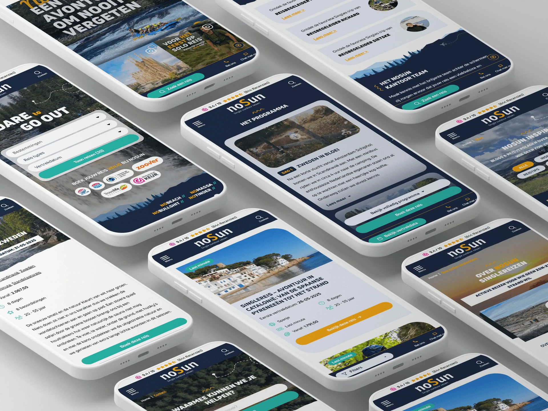 De Website Van Nosun Functioneert Perfect Op Mobiele Telefoons