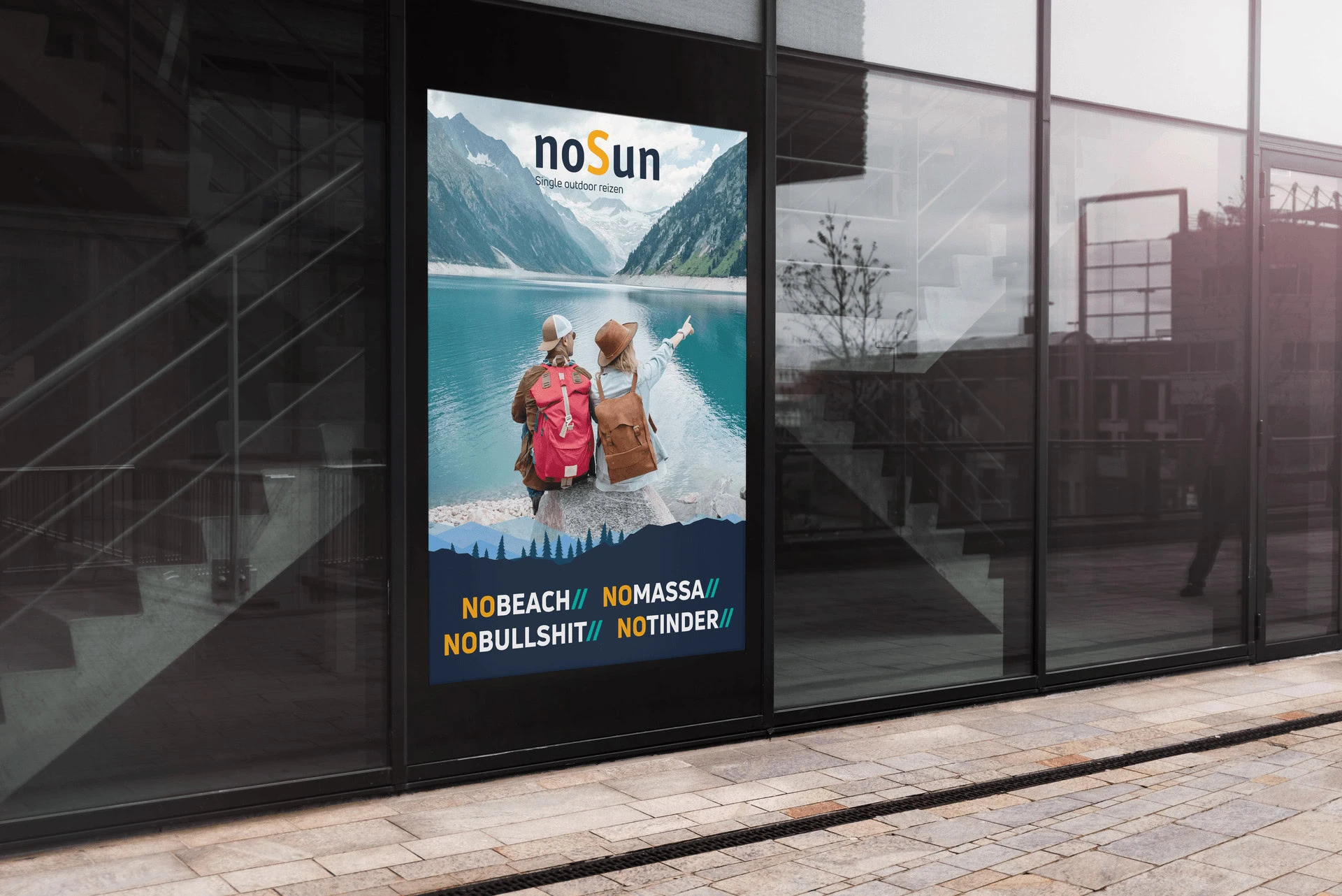 Ook De Buitenreclame Van Nosun In Stijl Van De Website En Huisstijl Ontwikkeld Door Dtch Digitals