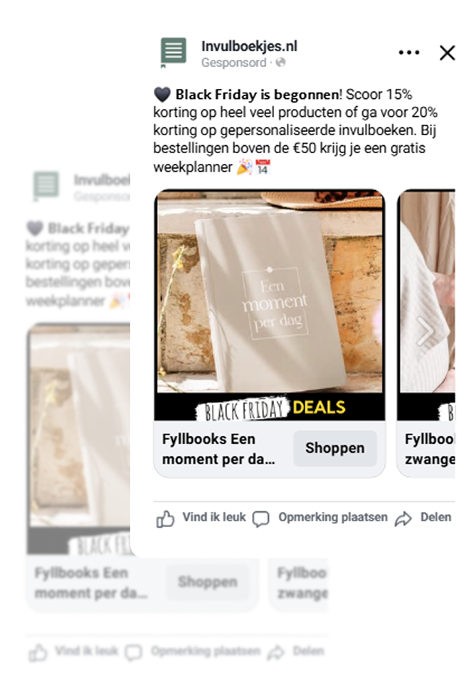 Voorbeeld Social Advertentie Voor Invulboekjes