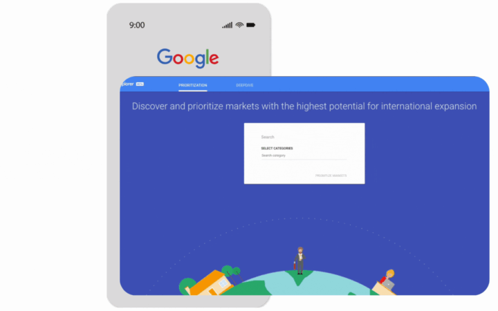 Voorbeeld Van De Market Explorer Die Beschikbaar Is Voor Google Premier Partners Die Geselecteerd Zijn Voor Het Igap