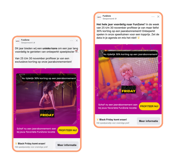 De Campagnes Werden Opnieuw Vormgegeven En Meetbaarheid Ingesteld Voor Funzone Tijdens Black Friday