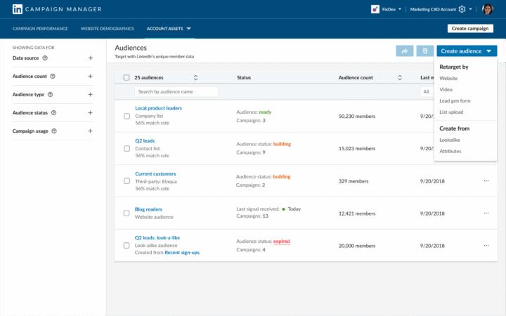 Leadgeneratie Linkedin Gebruik Company Lists