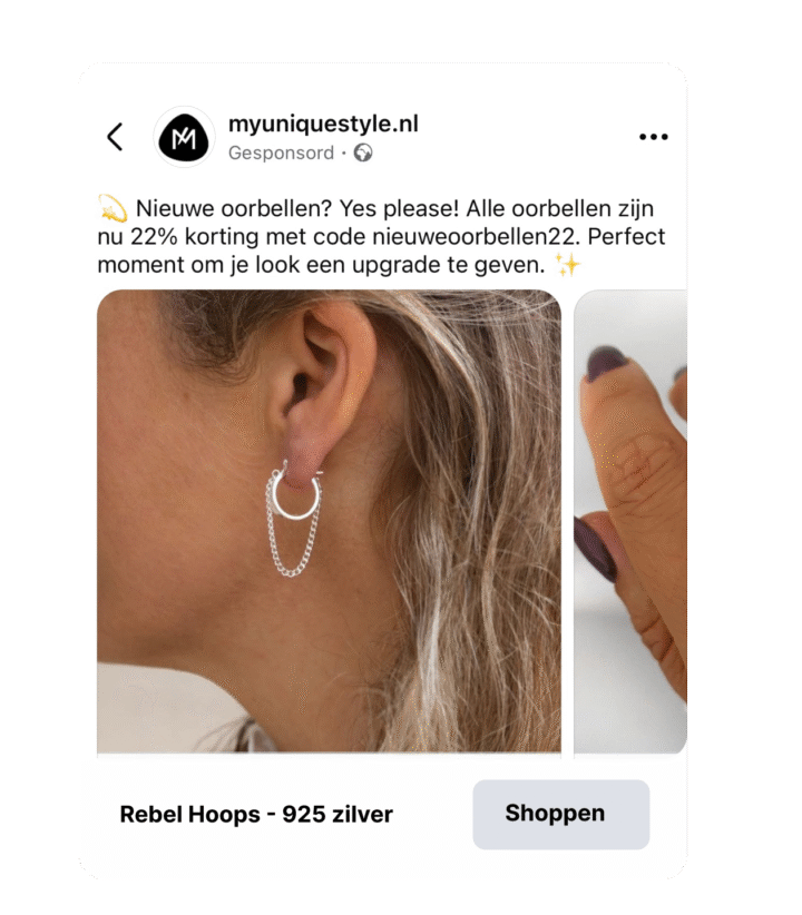 Verkoopt Via Facebook Shopping