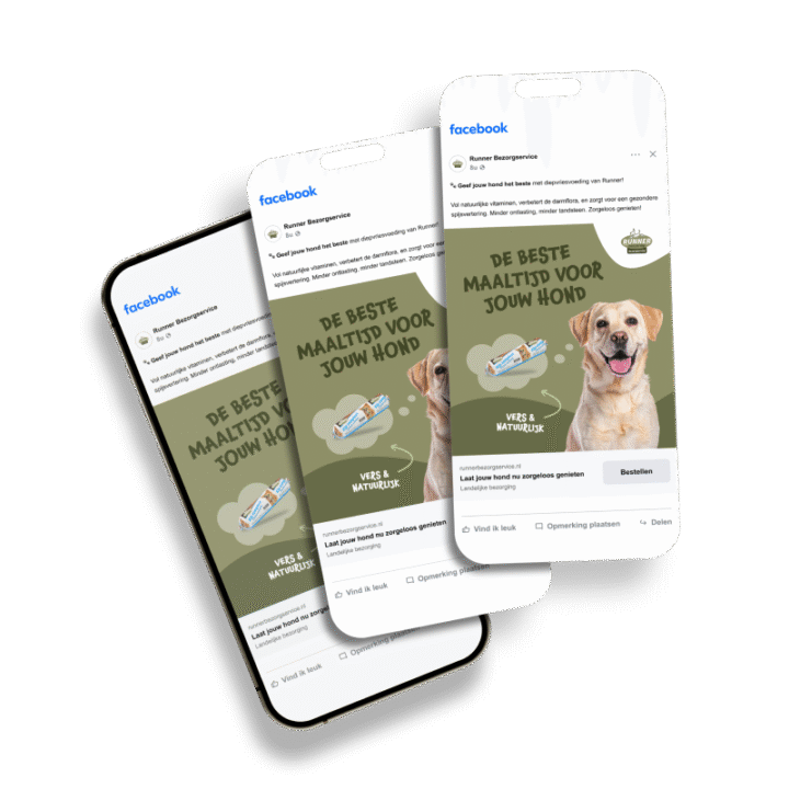Facebook Visuals Met Hond