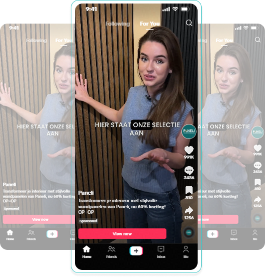 Tiktok Case Paneli Dame Laat Voorbeeld Zien