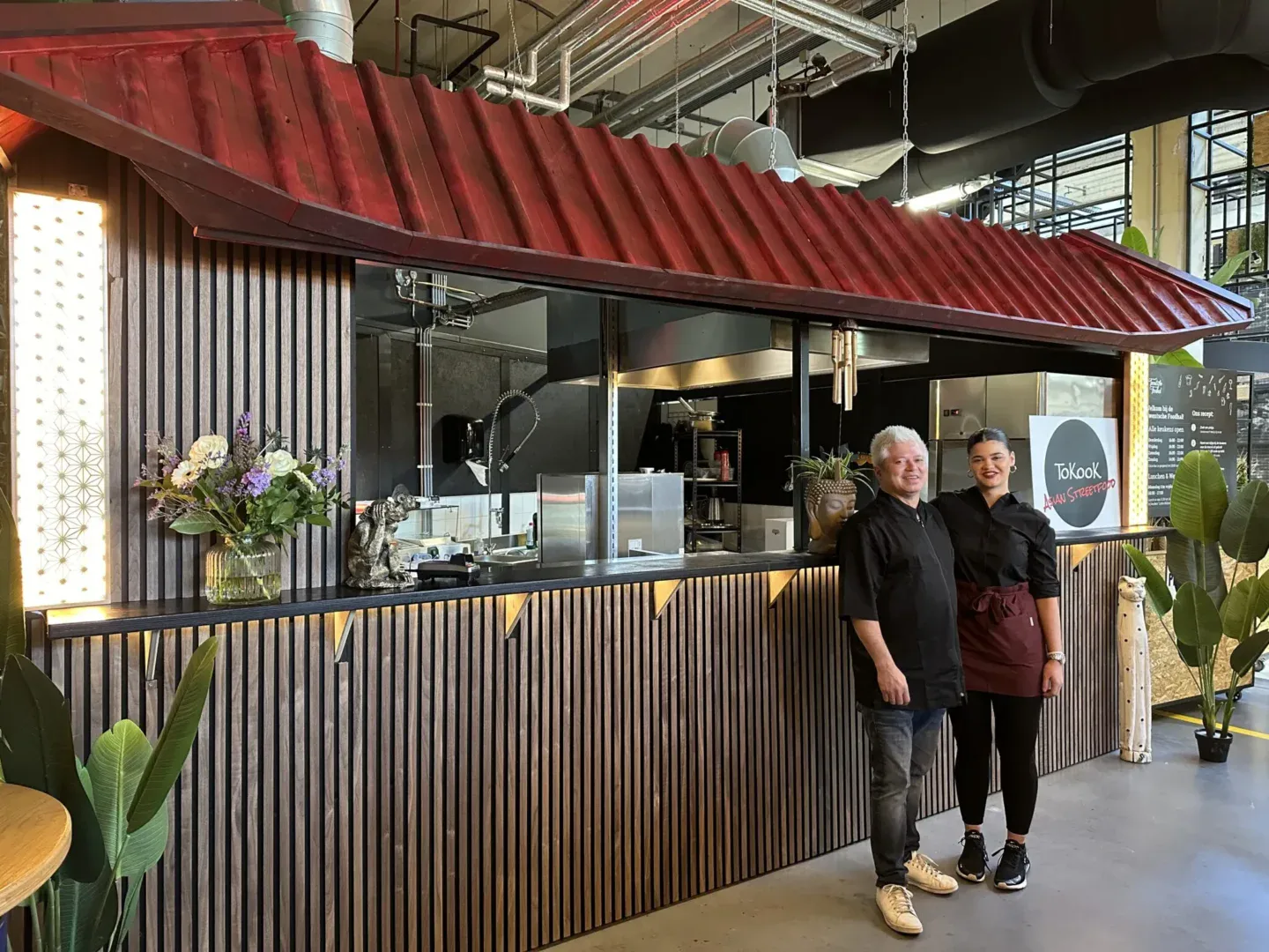 Een Van De Standhouders In De Twentsche Foodhal