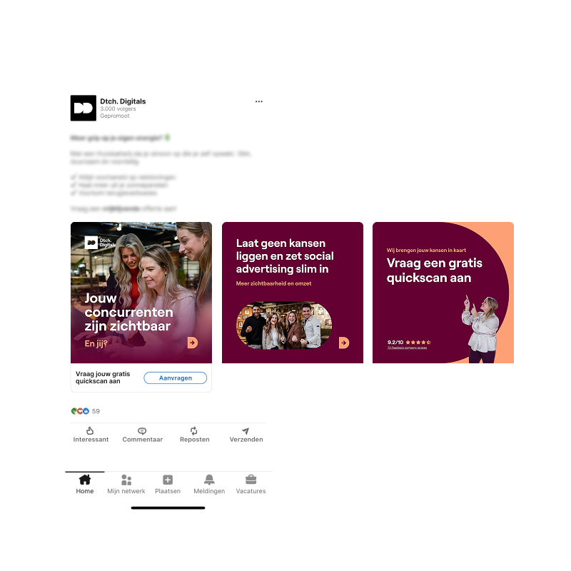 Voorbeeld Advertentie Op Linkedin Met Goede Teksten