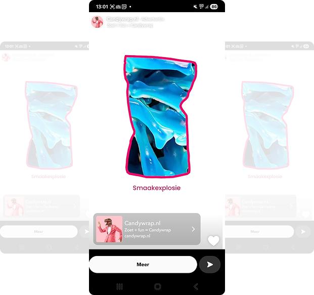Afbeelding Of Video Advertentie Voorbeeld Binnen Snapchat