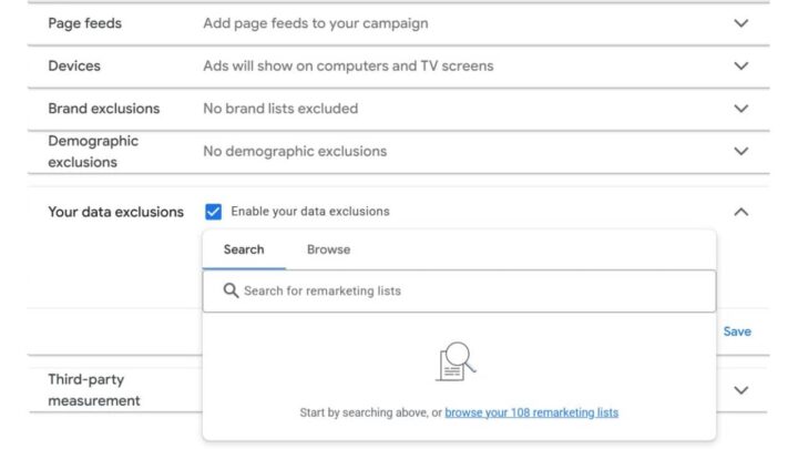 Pmax Your Data Exclusion (c) Ppc News