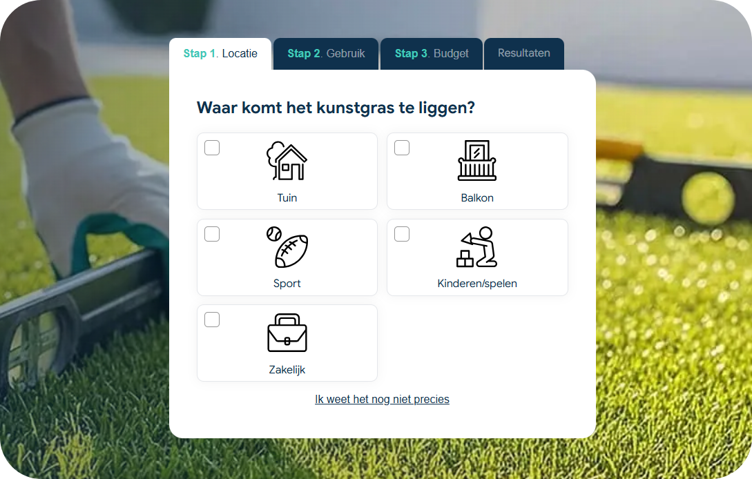 Keuzehulp Functionaliteit