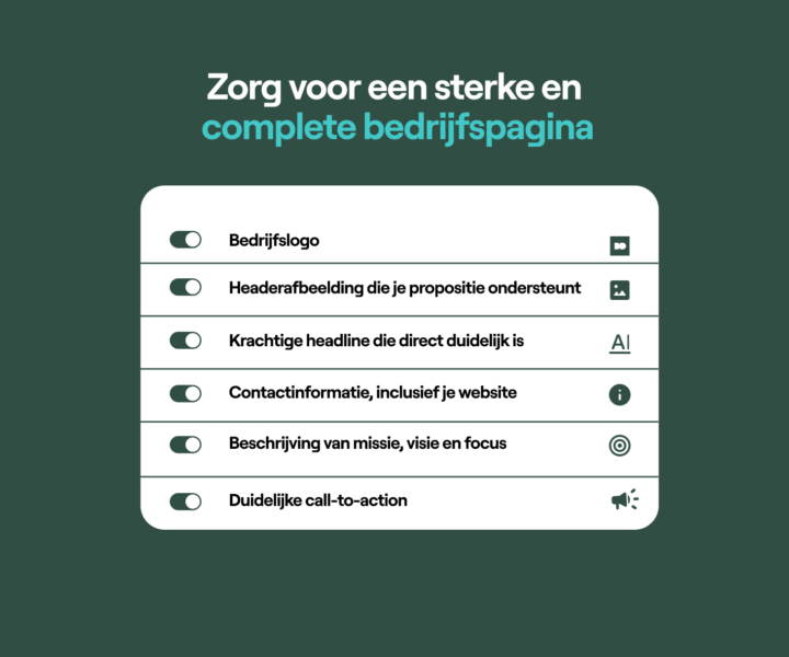 Linkedin B2b Strategie Met Complete Bedrijfspagina
