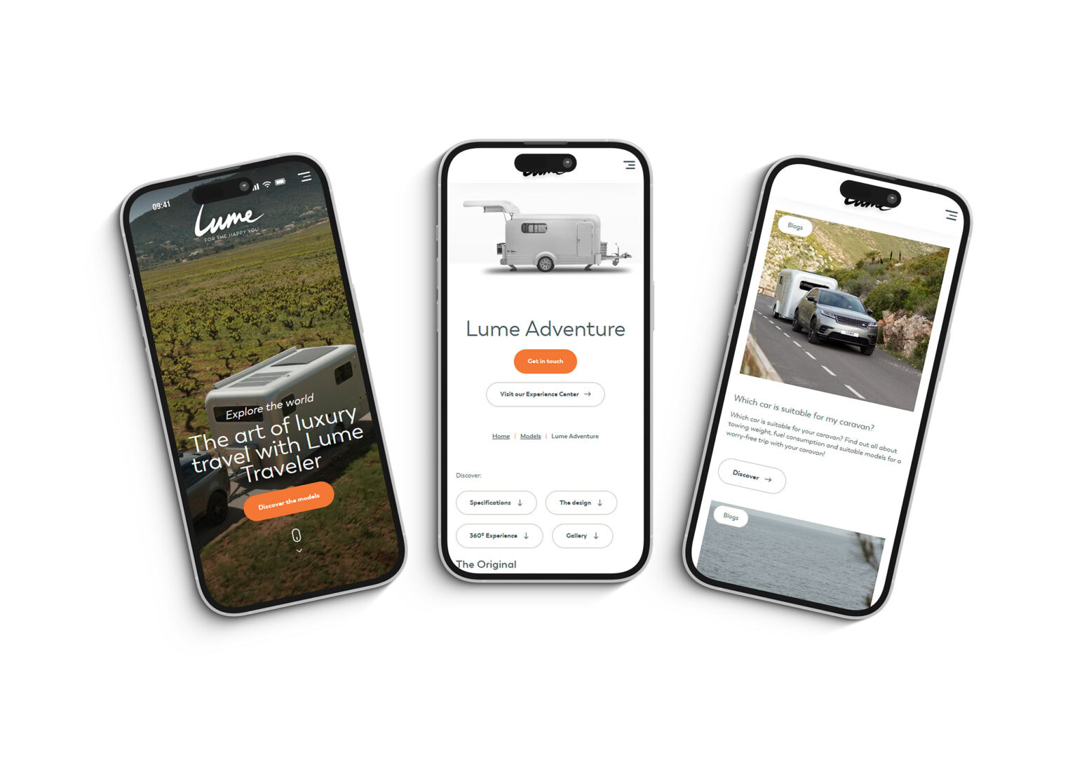 Lume Traveler Mobiele Ontwerpen