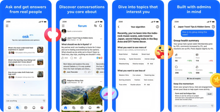 Nieuwe App Rondom Facebook Groups
