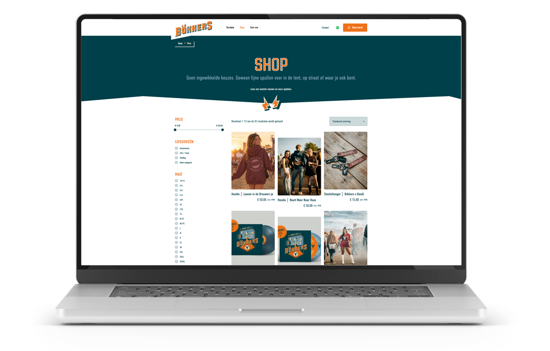 Bokkers Webshop Merchandise
