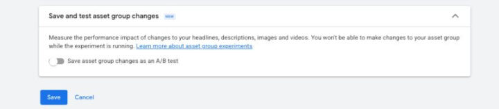 Google rolt momenteel een nieuwe A/B-testfunctionaliteit uit voor assets binnen Performance Max