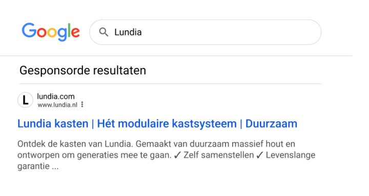 Voorbeeld Lundia.com (1)